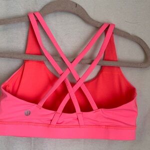lululemon athletica Coral Strappy Sports Bra